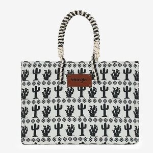 Wrangler Southwestern Cactus SOLD OUT Large Tote Bag